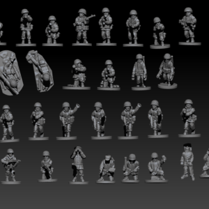 3d Printable Danish Infantry Company