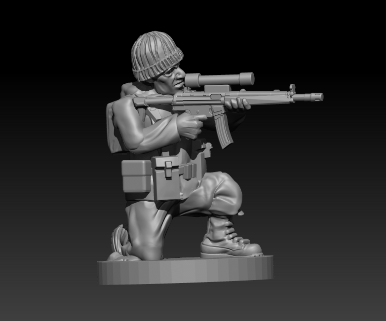 3d Printable Danish Jaeger Team - Image 2