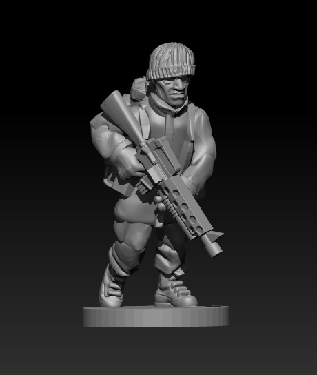 3d Printable Danish Jaeger Team - Image 3