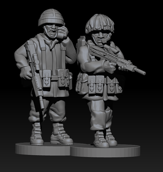 3d printable British Infantry Company 15mm Late 80s onwards - Image 5