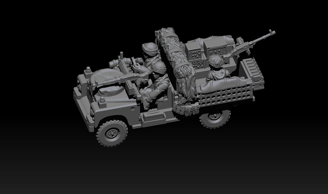 3d printable Landrover Recon